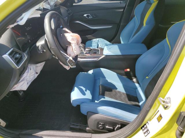 WBS43AY08RFS09444 - 2024 BMW M3 COMPETITION GREEN photo 7