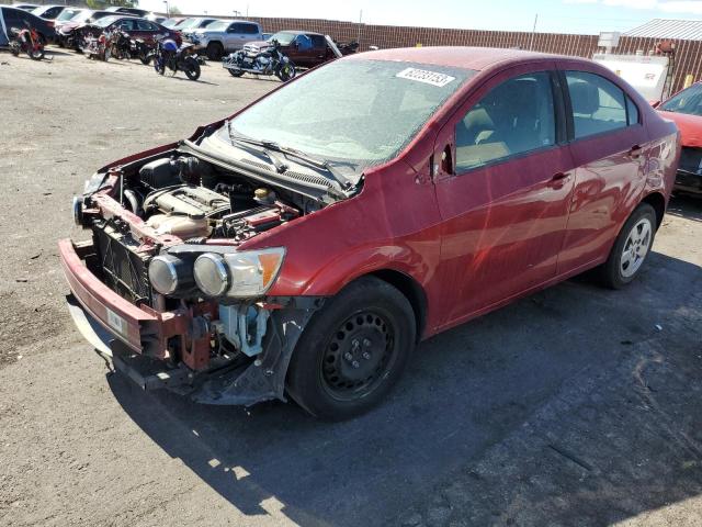 1G1JA5SH7E4130190 - 2014 CHEVROLET SONIC LS 红色 照片 1