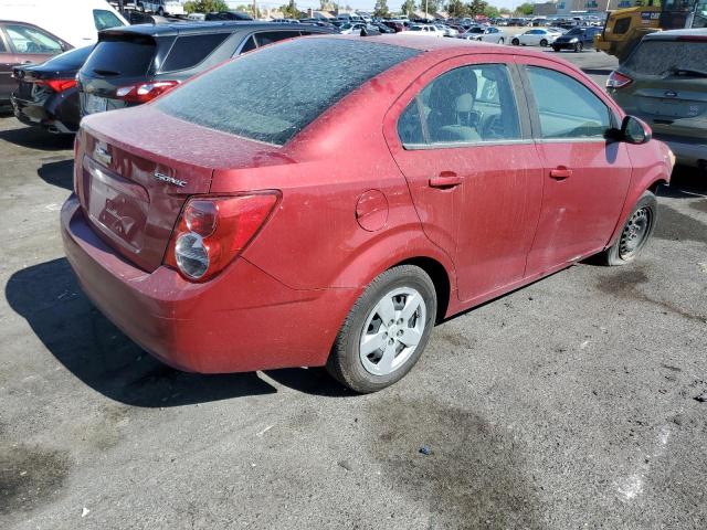 1G1JA5SH7E4130190 - 2014 CHEVROLET SONIC LS 红色 照片 3