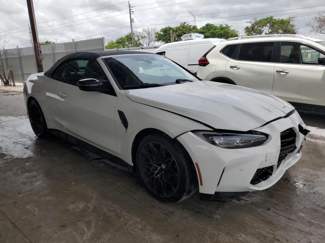 WBS33BA01RCR80616 - 2024 BMW M4 COMPETITION WHITE photo 4