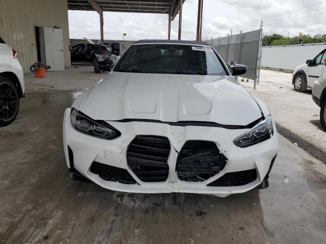 WBS33BA01RCR80616 - 2024 BMW M4 COMPETITION WHITE photo 5