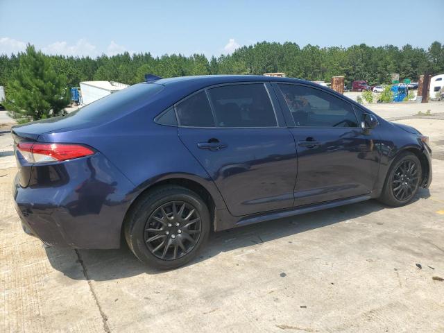 5YFEPMAE2MP219282 - 2021 TOYOTA COROLLA LE BLUE photo 3