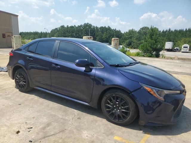 5YFEPMAE2MP219282 - 2021 TOYOTA COROLLA LE BLUE photo 4