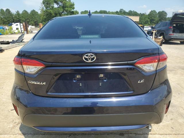 5YFEPMAE2MP219282 - 2021 TOYOTA COROLLA LE BLUE photo 6
