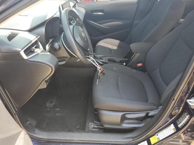 5YFEPMAE2MP219282 - 2021 TOYOTA COROLLA LE BLUE photo 7