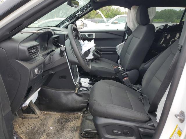 1FM5K8AB8MGC31672 - 2021 FORD EXPLORER POLICE INTERCEPTOR WHITE photo 7