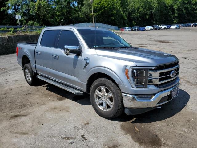 1FTFW1E82NKD77230 - 2022 FORD F150 SUPERCREW SILVER photo 4