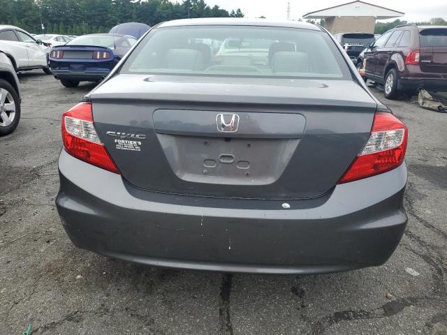 2HGFB2F50CH607987 - 2012 HONDA CIVIC LX GRAY photo 6