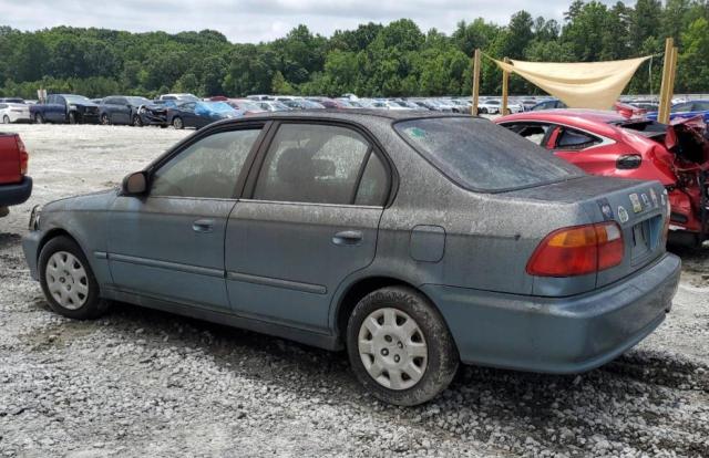 2HGEJ6610YH594796 - 2000 HONDA CIVIC BASE Dəniz mavisi foto 2