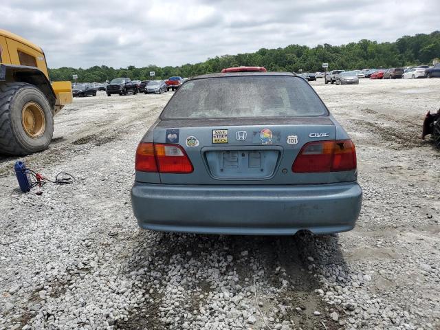2HGEJ6610YH594796 - 2000 HONDA CIVIC BASE Dəniz mavisi foto 6