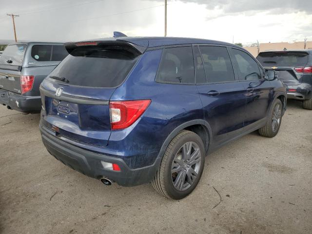 5FNYF7H52LB004096 - 2020 HONDA PASSPORT EXL Blau Foto 3