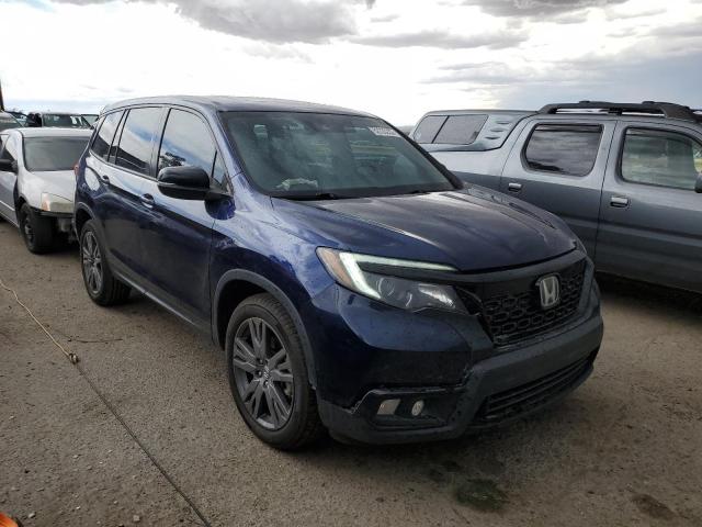 5FNYF7H52LB004096 - 2020 HONDA PASSPORT EXL Blau Foto 4