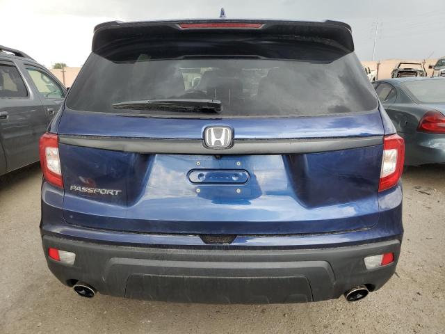 5FNYF7H52LB004096 - 2020 HONDA PASSPORT EXL Blau Foto 6