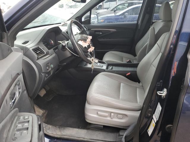 5FNYF7H52LB004096 - 2020 HONDA PASSPORT EXL Blau Foto 7