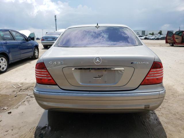 WDBNG70J03A372941 - 2003 MERCEDES-BENZ S 430 GRAY photo 6