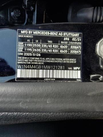 W1N4M4GB1MW121281 - 2021 MERCEDES-BENZ GLB 250 BLACK photo 14