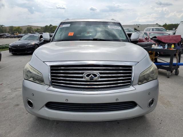 JN8AZ2NE2E9062288 - 2014 INFINITI QX80 SILVER photo 5