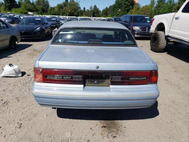 1MEPM6249PH613167 - 1993 MERCURY COUGAR XR7 BLUE photo 6