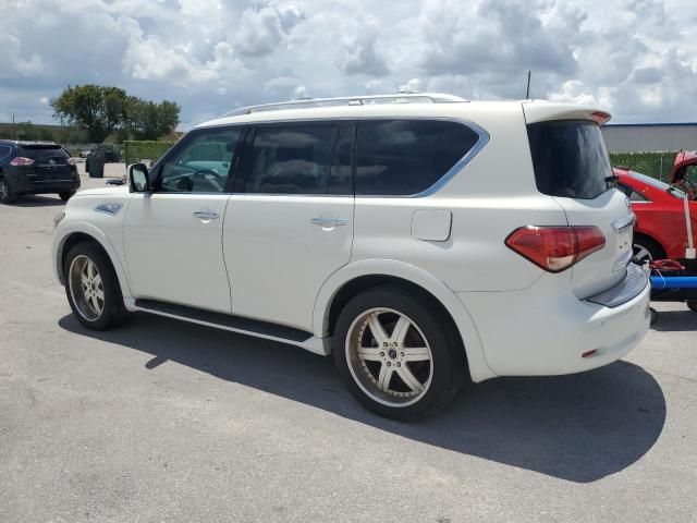 JN8AZ2NE5E9066674 - 2014 INFINITI QX80 WHITE photo 2