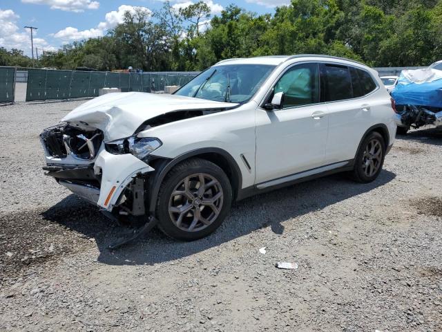 5UXTY3C00M9E54786 - 2021 BMW X3 SDRIVE30I WHITE photo 1
