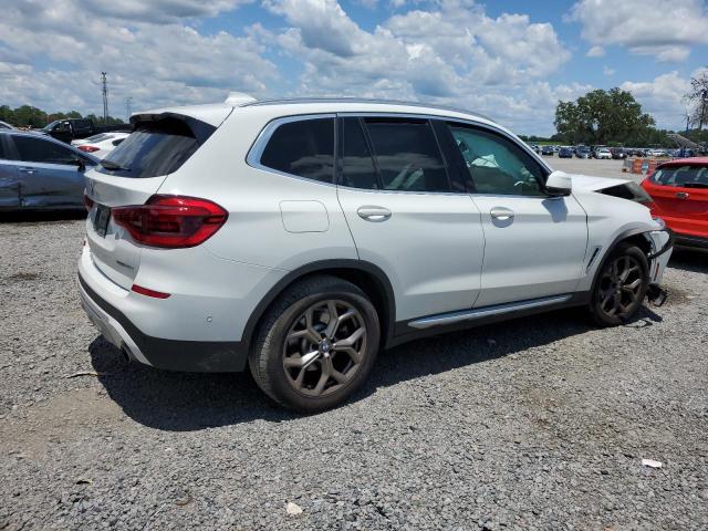 5UXTY3C00M9E54786 - 2021 BMW X3 SDRIVE30I WHITE photo 3
