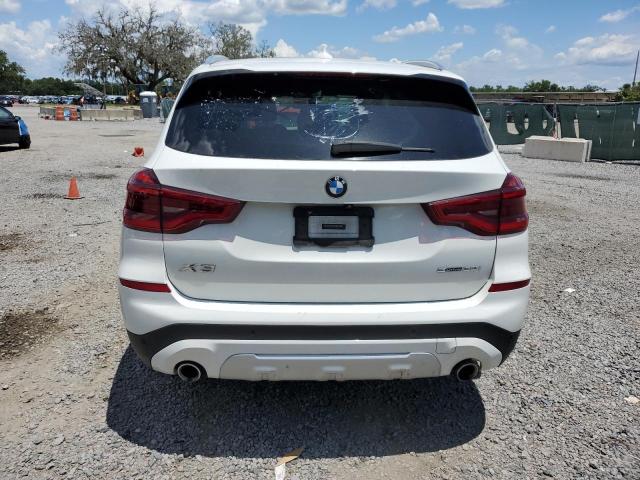 5UXTY3C00M9E54786 - 2021 BMW X3 SDRIVE30I WHITE photo 6