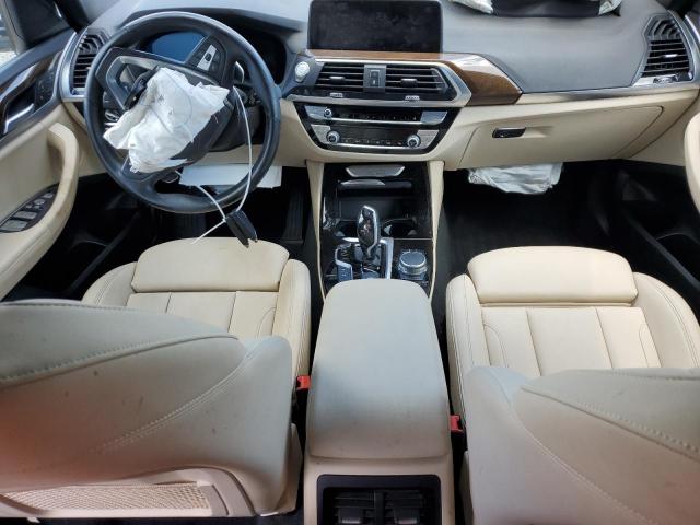 5UXTY3C00M9E54786 - 2021 BMW X3 SDRIVE30I WHITE photo 8