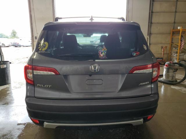 5FNYF6H56LB009487 - 2020 HONDA PILOT EXL GRAY photo 6