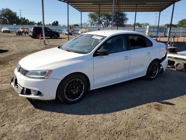 3VW2K7AJ3CM333889 - 2012 VOLKSWAGEN JETTA BASE Weiß Foto 1