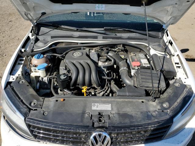 3VW2K7AJ3CM333889 - 2012 VOLKSWAGEN JETTA BASE Weiß Foto 11