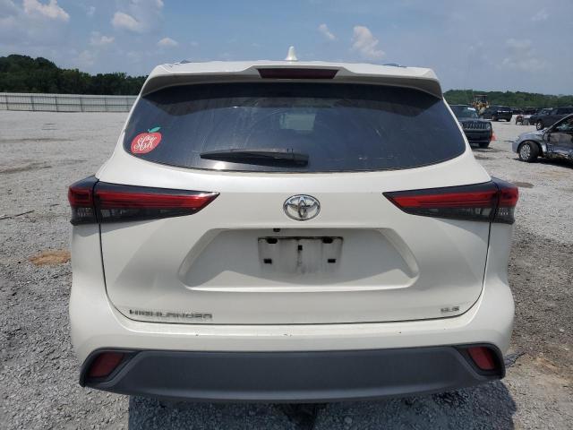5TDGZRAH5MS061246 - 2021 TOYOTA HIGHLANDER XLE WHITE photo 6