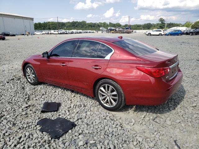 JN1BV7AR1EM686083 - 2014 INFINITI Q50 BASE RED photo 2