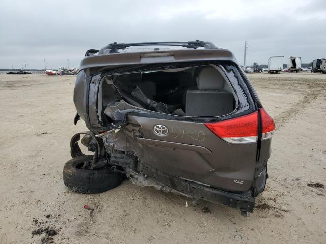 5TDYK3DC0DS383461 - 2013 TOYOTA SIENNA XLE ნაცრისფერი ფოტო 6