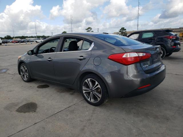 KNAFX4A88E5112926 - 2014 KIA FORTE EX GRAY photo 2