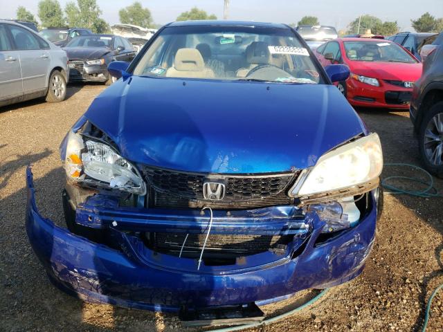 1HGEM22034L017559 - 2004 HONDA CIVIC EX BLUE photo 5