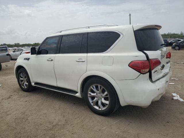 JN8AZ2NF9B9503094 - 2011 INFINITI QX56 WHITE photo 2