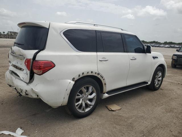 JN8AZ2NF9B9503094 - 2011 INFINITI QX56 WHITE photo 3