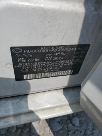 5NPE24AF5HH514077 - 2017 HYUNDAI SONATA SE თეთრი ფოტო 12