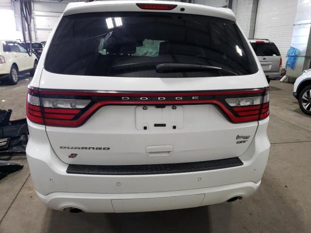 1C4RDJDG9JC312472 - 2018 DODGE DURANGO GT WHITE photo 6