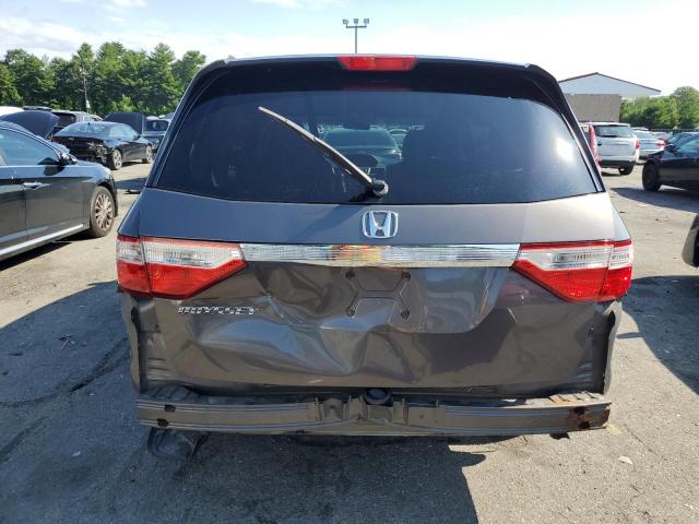 5FNRL5H4XBB054462 - 2011 HONDA ODYSSEY EX GRAY photo 6