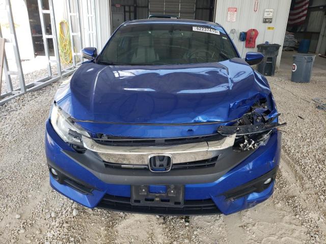 2HGFC3B39GH358344 - 2016 HONDA CIVIC EX BLUE photo 5