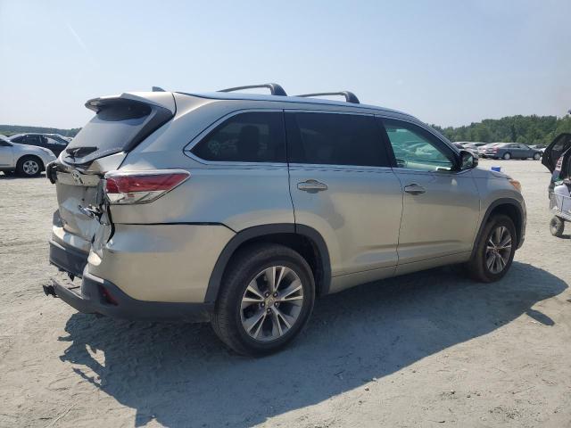 5TDKKRFH8FS120171 - 2015 TOYOTA HIGHLANDER XLE GOLD photo 3