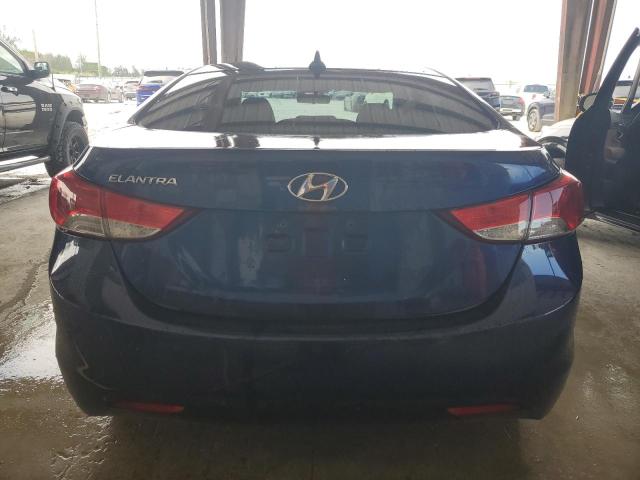 KMHDH4AE1DU523484 - 2013 HYUNDAI ELANTRA GLS BLUE photo 6