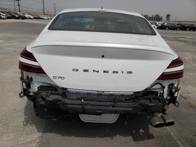 KMTG34TA7PU116477 - 2023 GENESIS G70 BASE WHITE photo 6