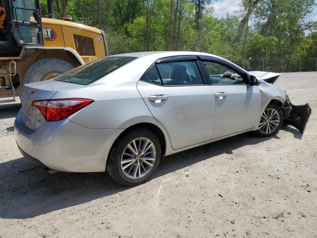 2T1BURHE0FC351880 - 2015 TOYOTA COROLLA L SILVER photo 3