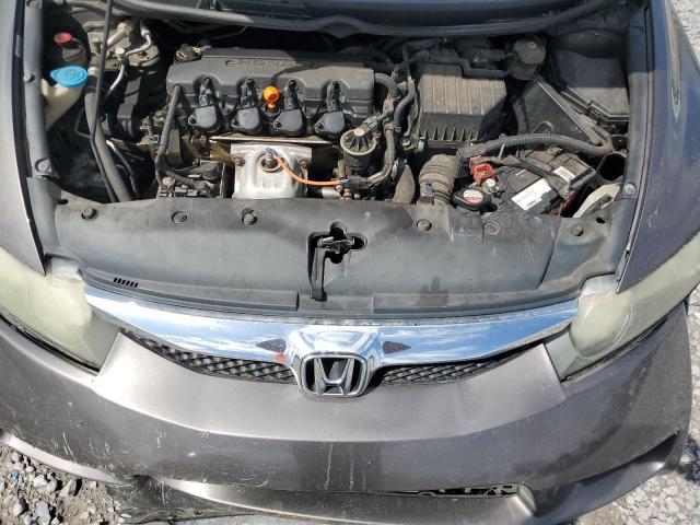 19XFA16579E018578 - 2009 HONDA CIVIC LX GRAY photo 11