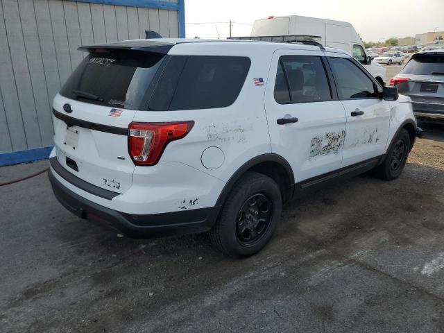 1FM5K8AR9JGC44679 - 2018 FORD EXPLORER POLICE INTERCEPTOR WHITE photo 3