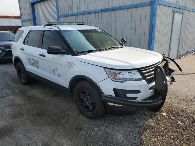 1FM5K8AR9JGC44679 - 2018 FORD EXPLORER POLICE INTERCEPTOR WHITE photo 4