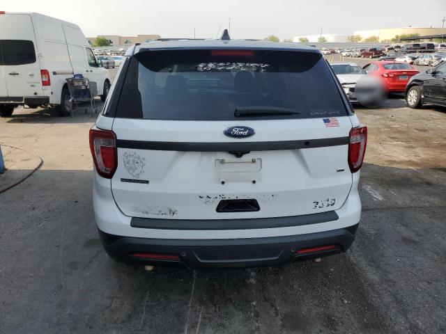 1FM5K8AR9JGC44679 - 2018 FORD EXPLORER POLICE INTERCEPTOR WHITE photo 6