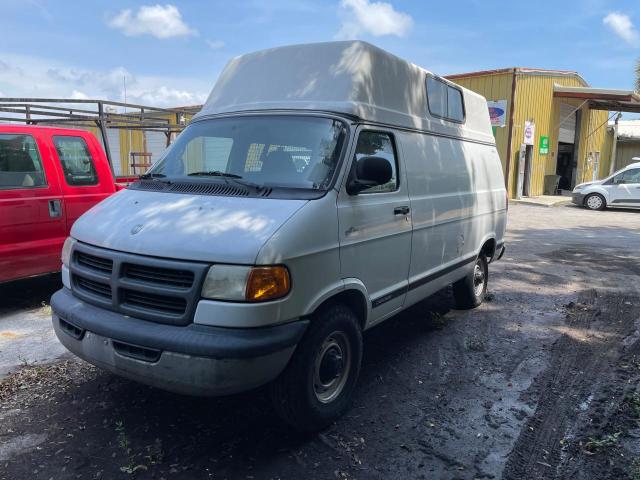 2B7KB31TX2K135131 - 2002 DODGE RAM VAN B3500 WHITE photo 2